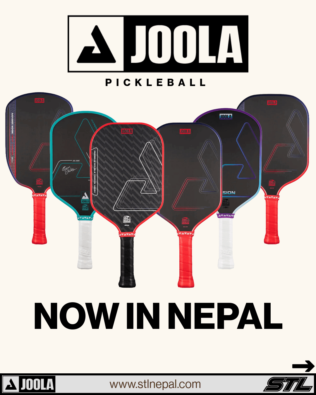 Elevate Your Game: Authentic JOOLA Pickleball Paddles Are Finally in Nepal!